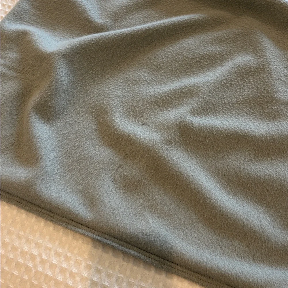 Restoration Hardware (2) Cashmere Throw Pillow Covers Zip Soft Blue 23” x 23” RH